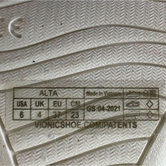 Vionic Alta Cream Sandals Elegant Minimalist Design Sandal Women’s Size 6M - Picture 9 of 10